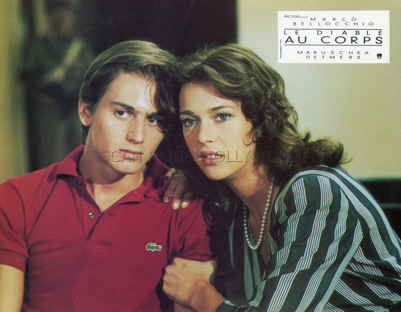 Maruschka Detmers Le Diable Au Corps MARUSCHKA DETMERS LE DIABLE AU CORPS 1986 VINTAGE PHOTO LOBBY CARD N°2